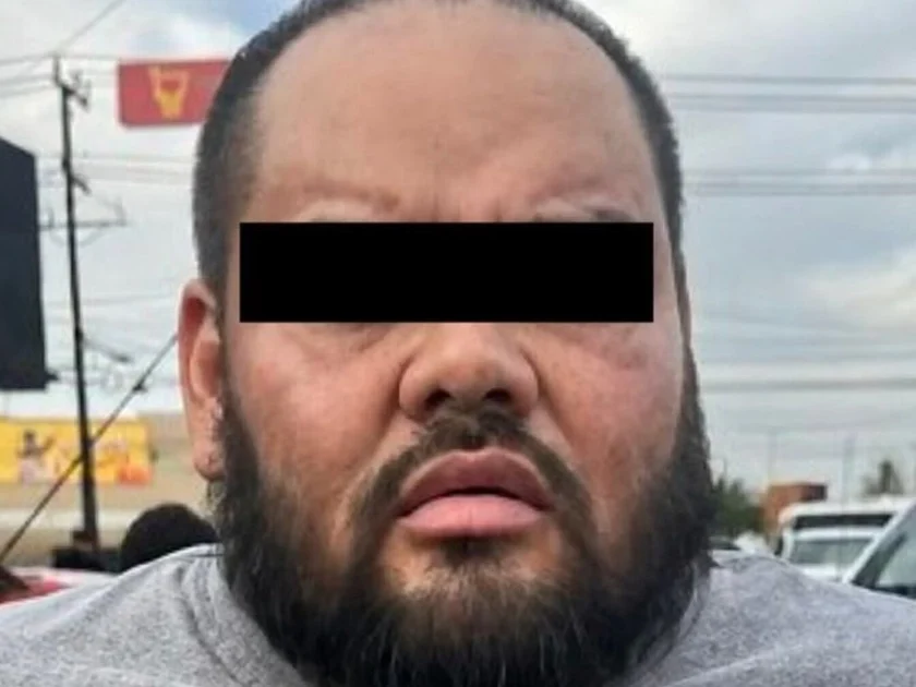 Fue detenido junto con una mujer en Mexicali. Crédito: Gabinete de Seguridad