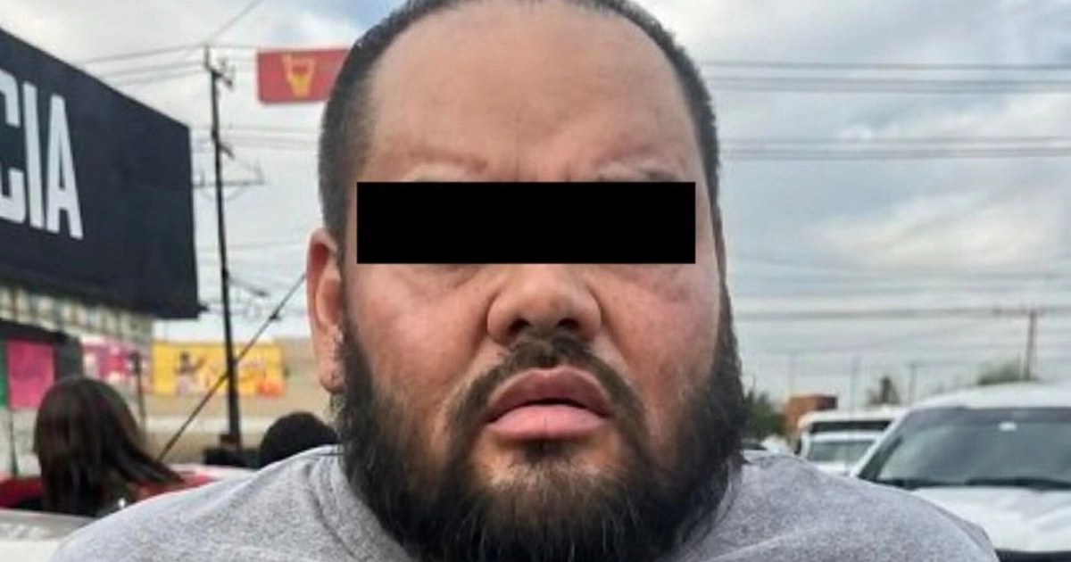 Fue detenido junto con una mujer en Mexicali. Crédito: Gabinete de Seguridad