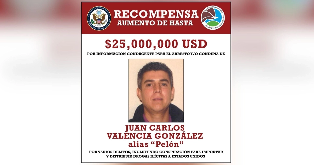 Son 10 millones de dólares más que lo ofrecido por su padrastro, ‘El Mencho’. Crédito: DEA