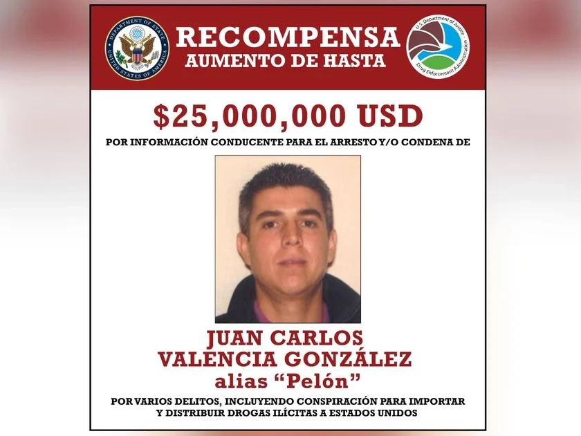 Son 10 millones de dólares más que lo ofrecido por su padrastro, “El Mencho”. Crédito: DEA