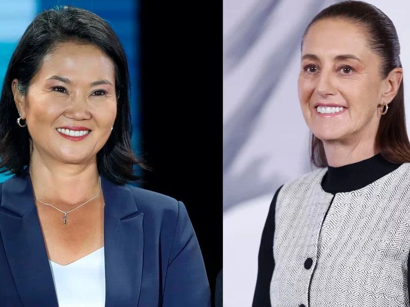 Keiko Fujimori y Claudia Sheinbaum.