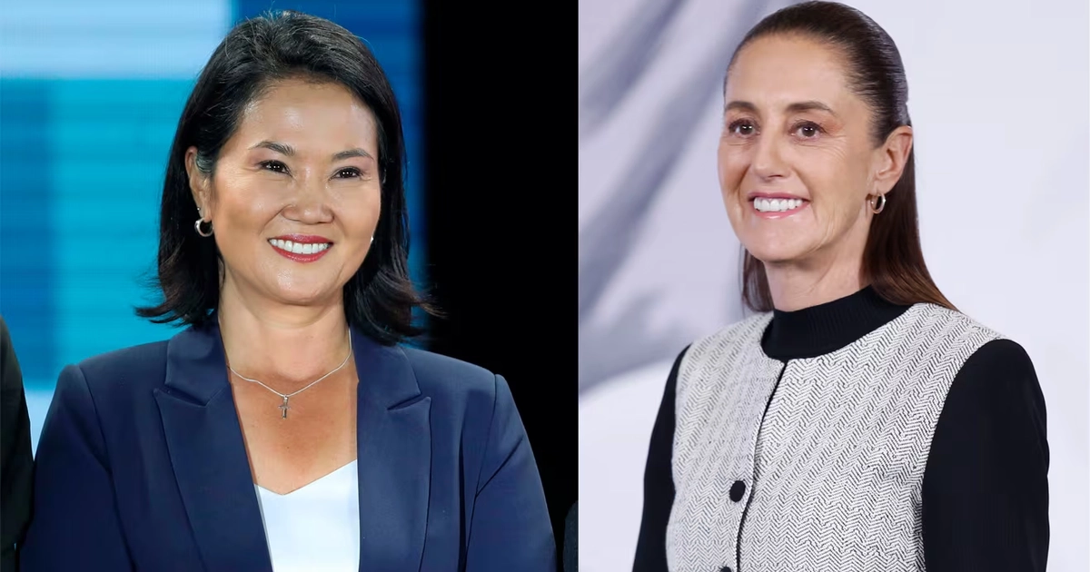 Keiko Fujimori y Claudia Sheinbaum.