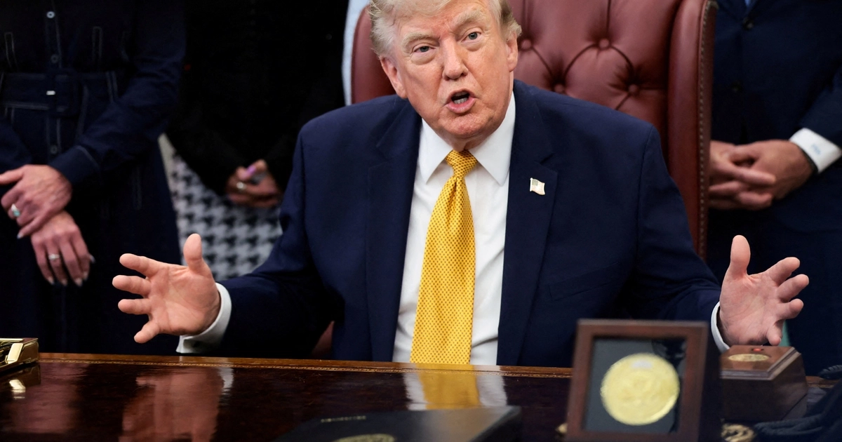 Donald Trump asegura que México y otros países perjudicaron a EEUU con aranceles durante años. REUTERS/Evelyn Hockstein/File Photo