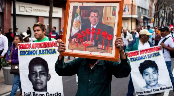 Tras reunirse con Sheinbaum, padres de los 43 de Ayotzinapa buscan reactivar investigación contra Ángel Aguirre