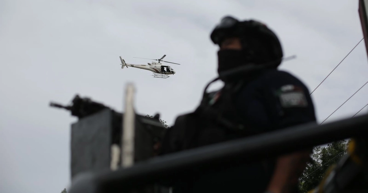 Elementos de la Guardia Civil, la Guardia Nacional y el Ejército desplegaron un operativo de seguridad. (SSP Michoacán)