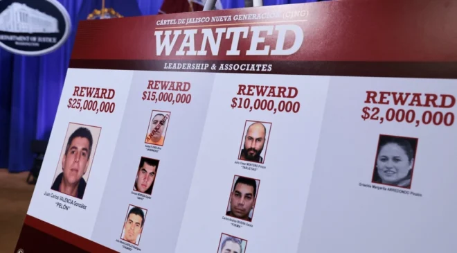 EEUU anuncia nuevas acusaciones y recompensas por 8 líderes del CJNG: incluye a Juan Carlos Valencia y “El Jardinero”