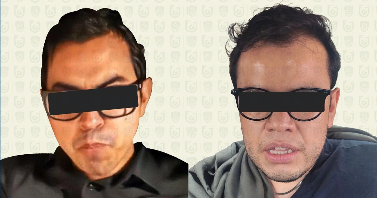 Edgar 'N' y David 'N', operadores de la academia 'Más Preparación', habrían usado sus instalaciones para contestar los exámenes en lugar de los aspirantes durante mayo y junio de 2026. (FGJCDMX)