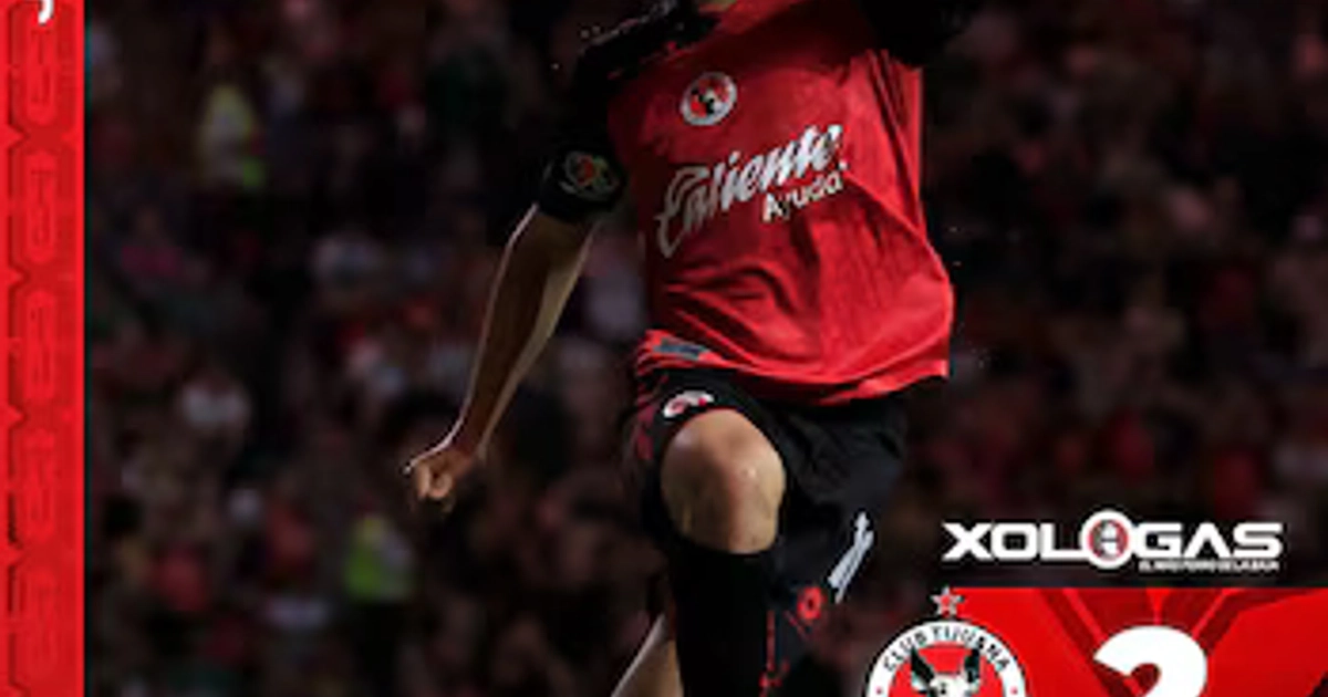 Gilberto figura contra Pumas UNAM al anotar doblete vía penal. (Xolos /FB)