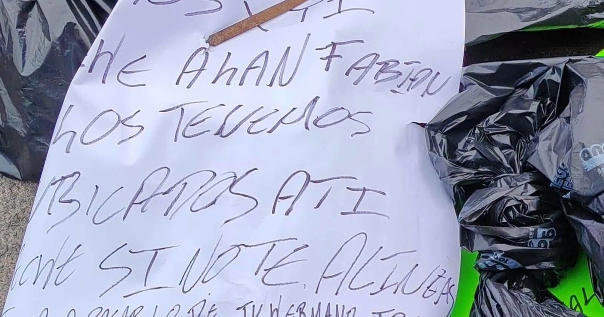Restos humanos Cuautitlán Izcalli mensaje Edomex inseguridad (especial)