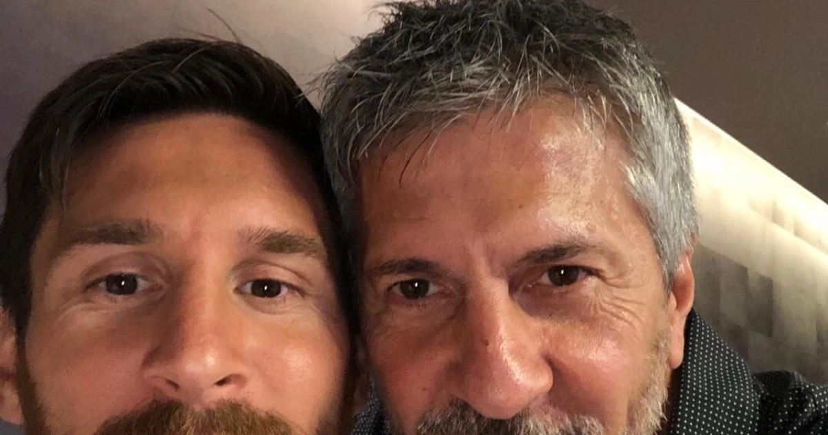 Lionel Messi junto a su padre Jorge, una de las últimas fotos que compartieron juntos en las redes