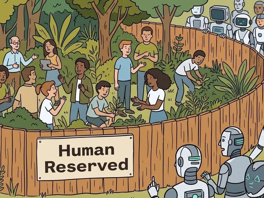 La propuesta Human Reserved de Bill Gates plantea reservar empleos solo para humanos aunque las máquinas puedan hacerlos Imagen Ilustrativa Infobae)