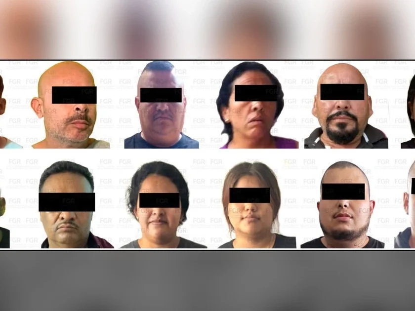El juez de control encargado del caso dictó prisión preventiva para las 12 personas. Crédito: FGR