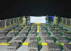 Aseguran segunda narcolancha y más de una tonelada de cocaína; hay seis detenidos