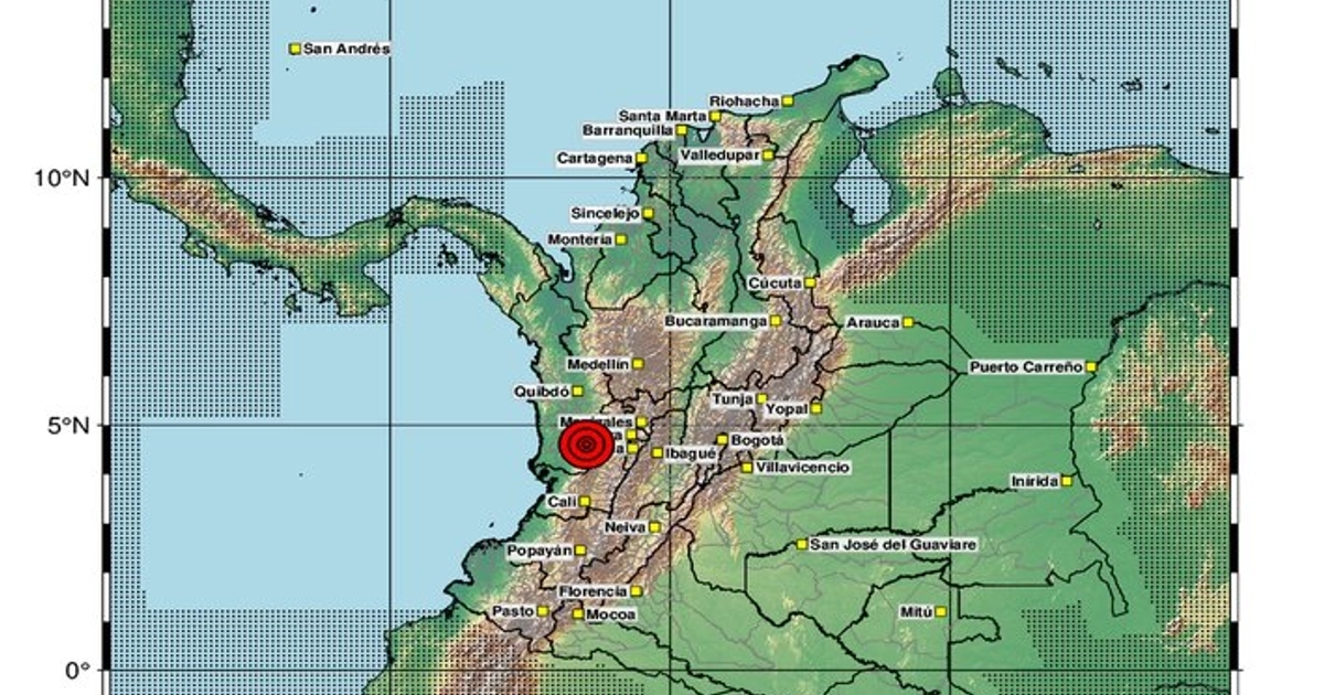 Reporte del Servicio Geológico Colombiano sobre la réplica de sismo en Chocó - crédito SGC