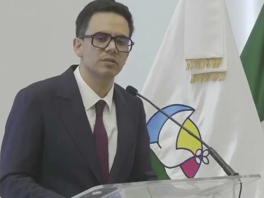 El secretario de gobierno del estado, Rodrigo Reyes Mugüerza, fue quien reveló los avances de la identificación. Crédito: Gobierno de Zacatecas