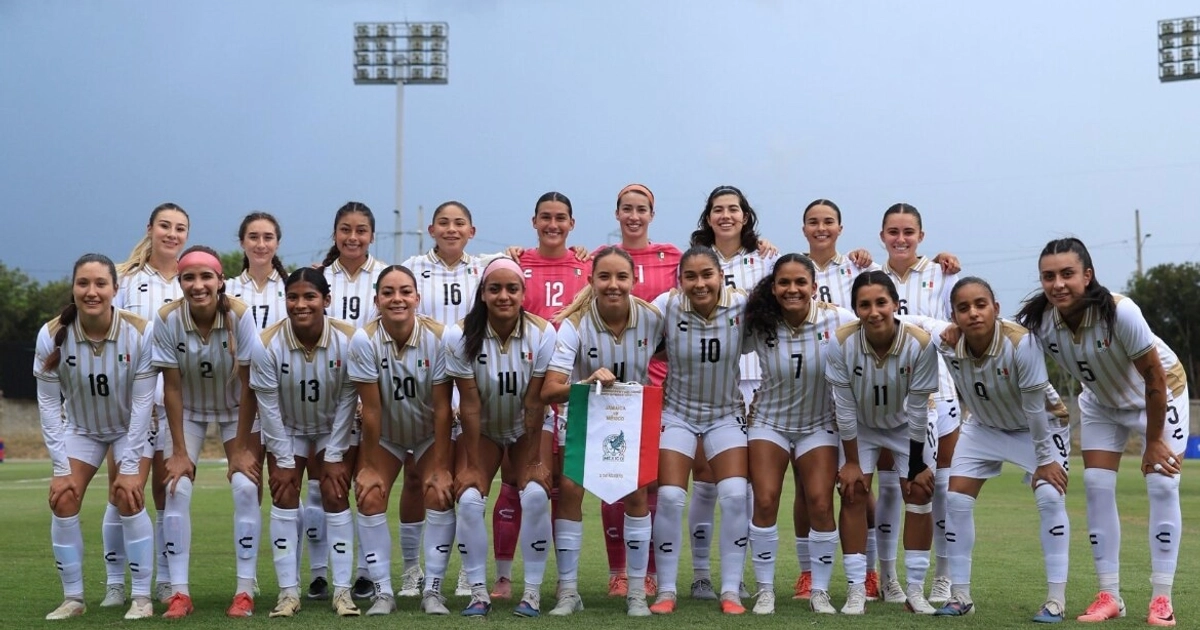 El Tricolor femenil sub 23 se viste de oro en Santo Domingo. (Miseleccionfem)