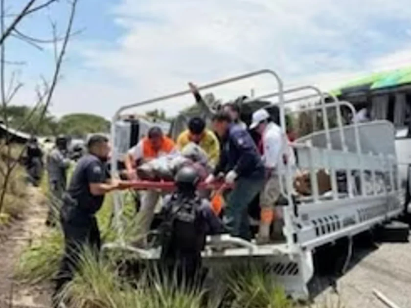 El choque ocurrió en el tramo carretero Tramo carretero Ocozocoautla–Cintalapa. Crédito: Protección Civil de Chiapas