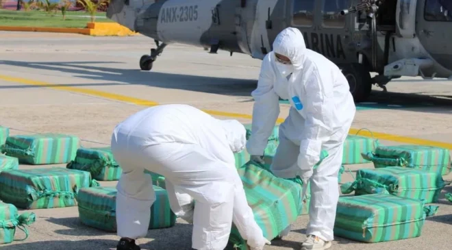 Aseguran casi dos toneladas de droga en millonario operativo; afectación al narco asciende a 400 mdp