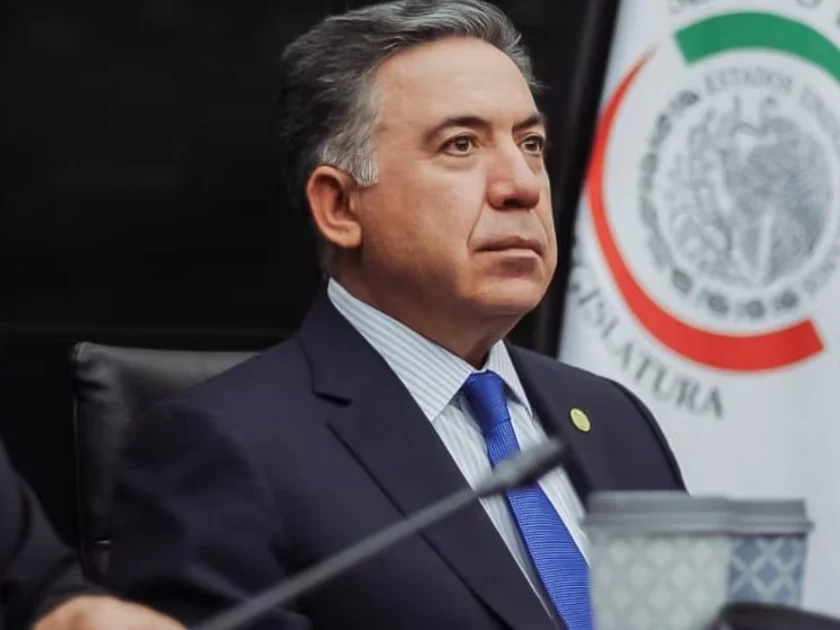 Enrique Inzunza Cázarez, senador de Morena que fue acusado en EU de presuntamente pactar con el crimen organizado en Sinaloa. Foto: Especial