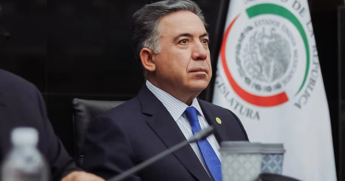 Enrique Inzunza Cázarez, senador de Morena que fue acusado en EU de presuntamente pactar con el crimen organizado en Sinaloa. Foto: Especial