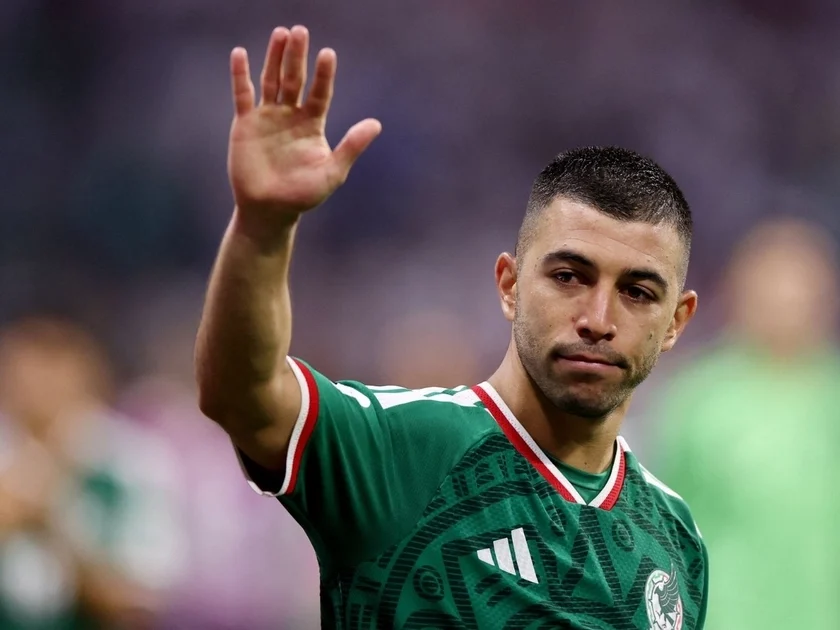 Erik Lira fue uno de los mejores jugadores en el partido entre México e Inglaterra (REUTERS)