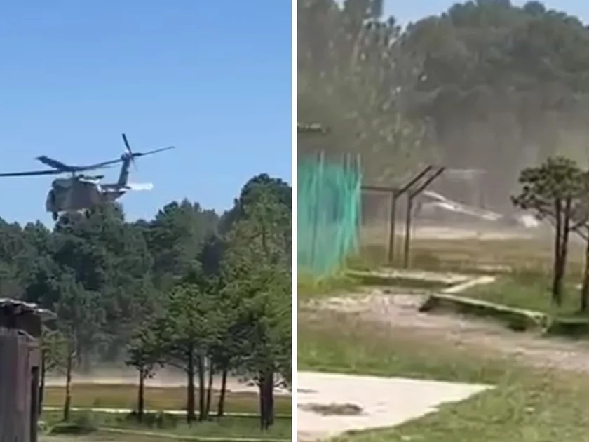 El momento del accidente quedó grabado por un testigo cerca de la zona. Crédito: Redes Sociales