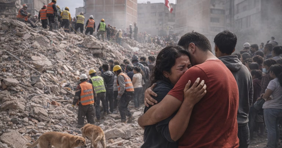 El terremoto se sintió en Ayacucho, Arequipa, Cusco, Apurímac, Ica y Lima, donde el movimiento se percibió con más claridad en edificios altos. (Imagen Ilustrativa Infobae)