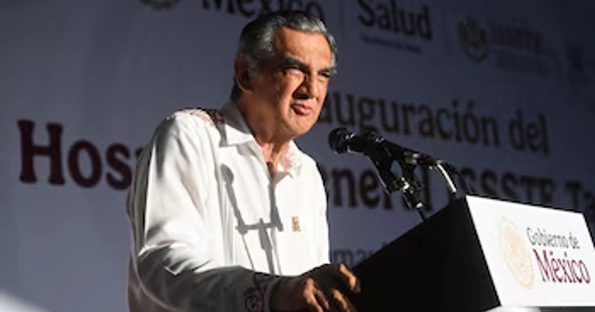 El gobernador de Tamaulipas, Américo Villarreal, también ha sido señalado por perder su visa. Crédito: Presidencia