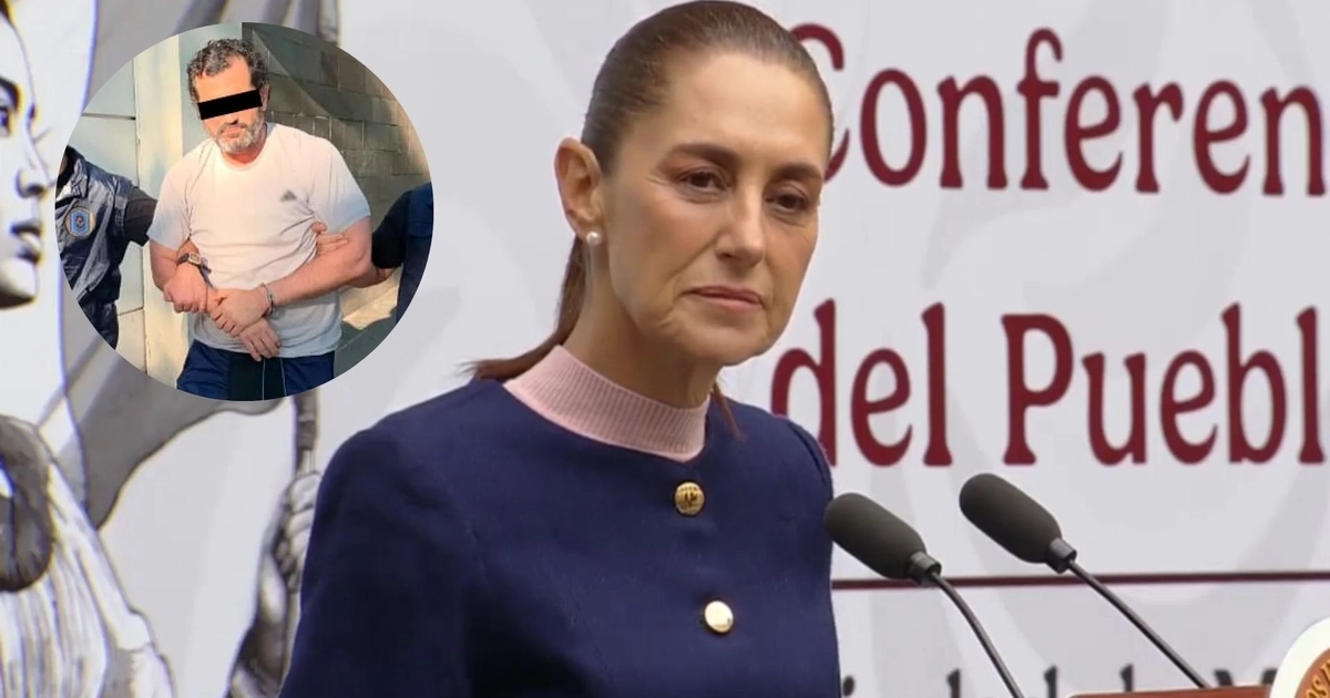 La presidenta señaló con base en información del gabinete de seguridad que la deportación no está en duda. Foto: SSPC / Captura de pantalla- Conferencia matutina