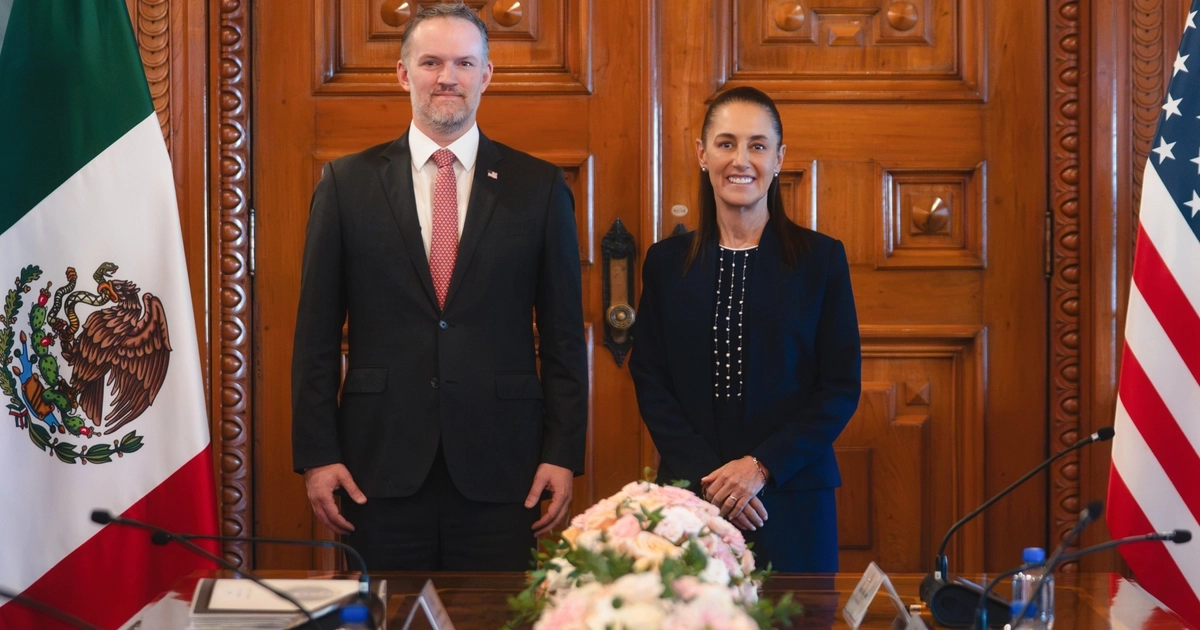 Sheinbaum se reunió con Greer por T-MEC. (@Claudiashein)