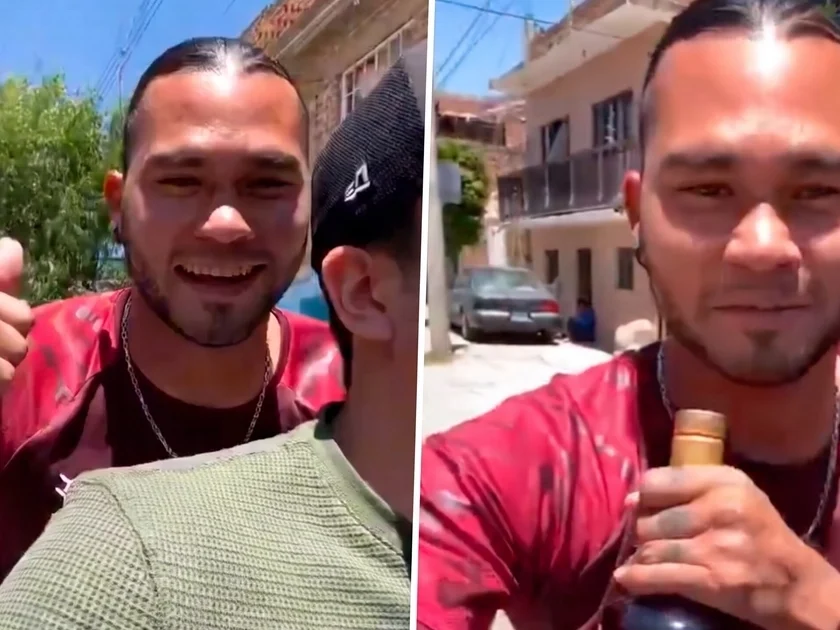 Un clip grabado en las calles de León muestra al Gullit con una botella en la mano, desatando recciones en redes y reavivando su respuesta de que no se arrepiente de nada. (TikTok/ @jdrm_97)