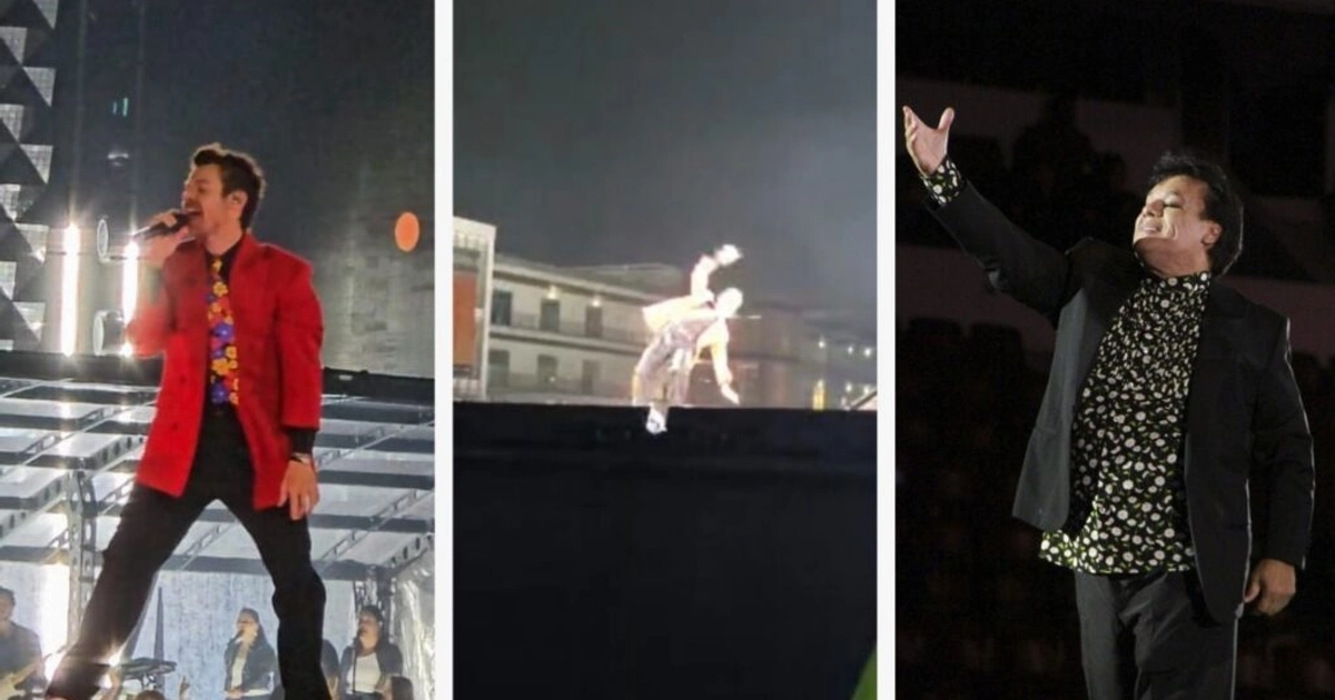 El momento de la caída de Harry Styles en CDMX