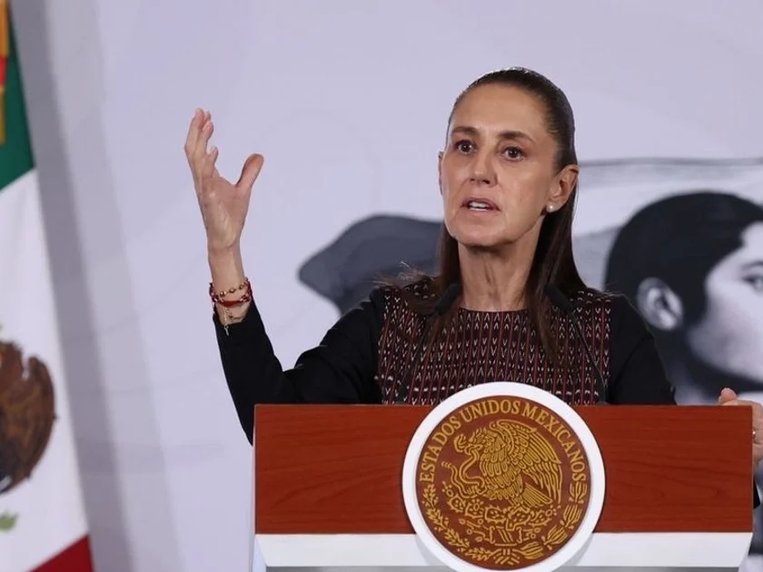 Claudia Sheinbaum en la conferencia mañanera de hoy, 18 de agosto 2026