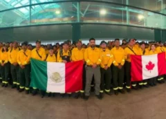 Mandan a más de 100 nuevos combatientes mexicanos por incendios forestales en Canadá
