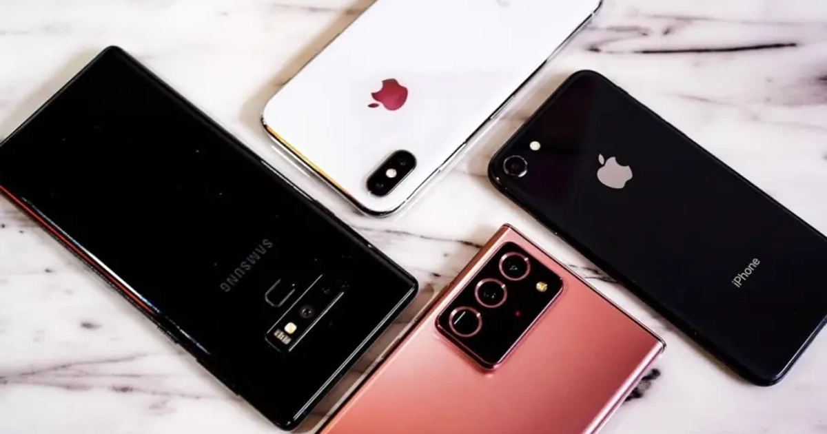 Celulares en uso