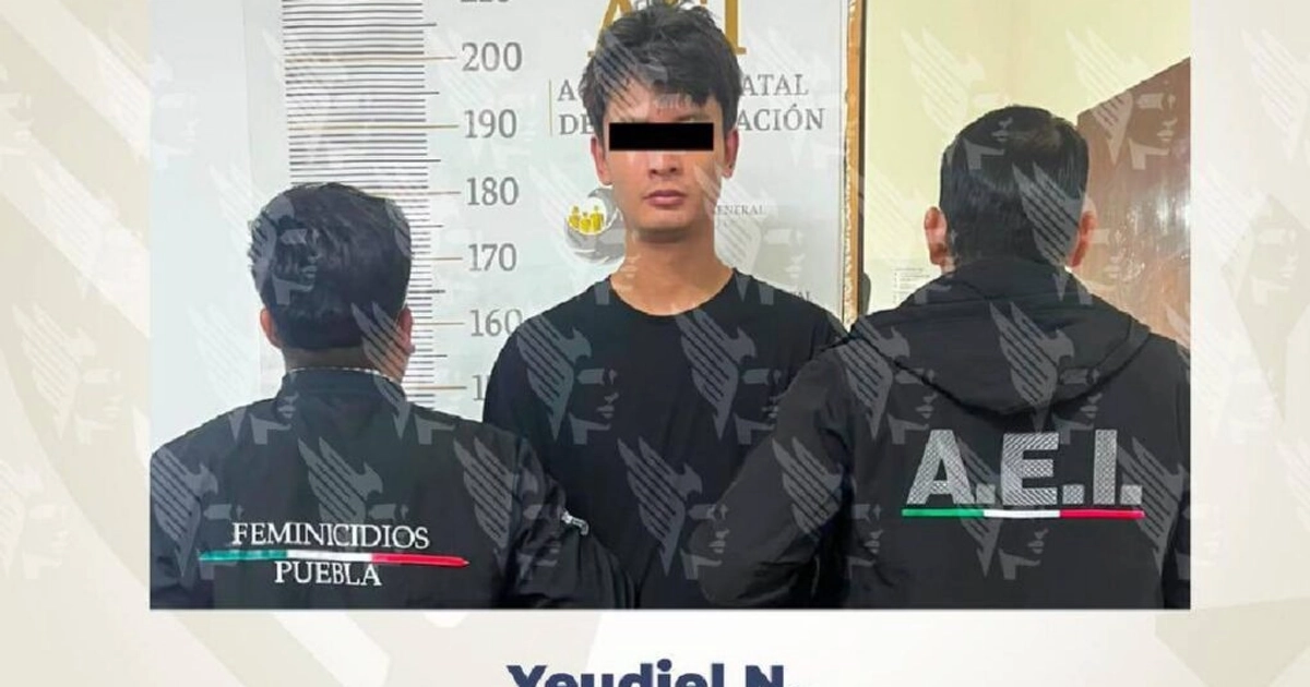 En Puebla, detuvieron al presunto feminicida de Karla Valeria.Foto: Fiscalía Puebla
