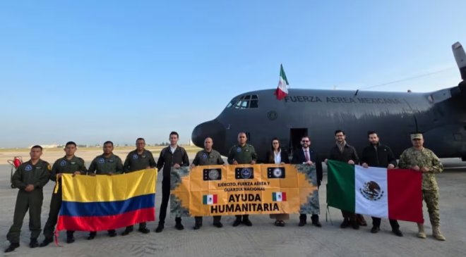 Sismo en Colombia: México envía vuelo de asistencia humanitaria; embajada pide no entregar dinero a colectas no verificadas