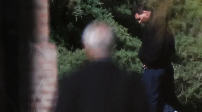 Así fue captado Lionel Messi durante la despedida de su padre