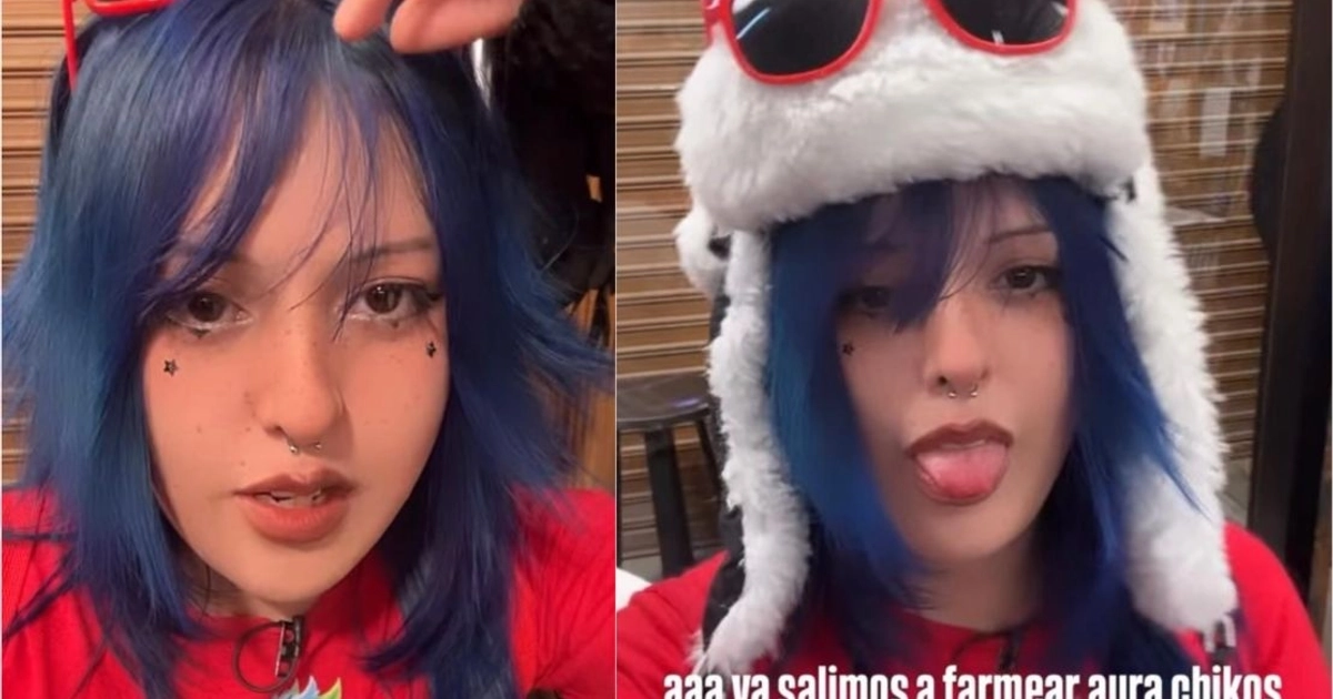 Cielo, creadora de contenido y organizadora de una de las batallas de “farmear aura”