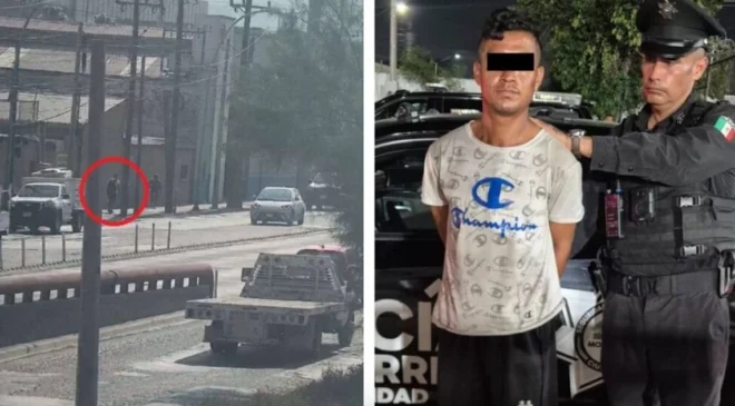 Capturan al agresor que empujó a un adulto mayor directo a las ruedas de un tráiler