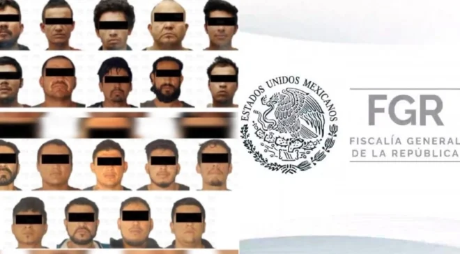 Dan hasta 18 años de prisión a 19 integrantes del CJNG por posesión de arsenal