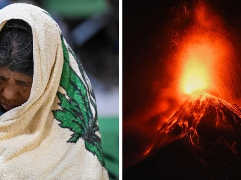 Guatemala, en alerta roja por erupción de volcán de Fuego. Foto: AFP