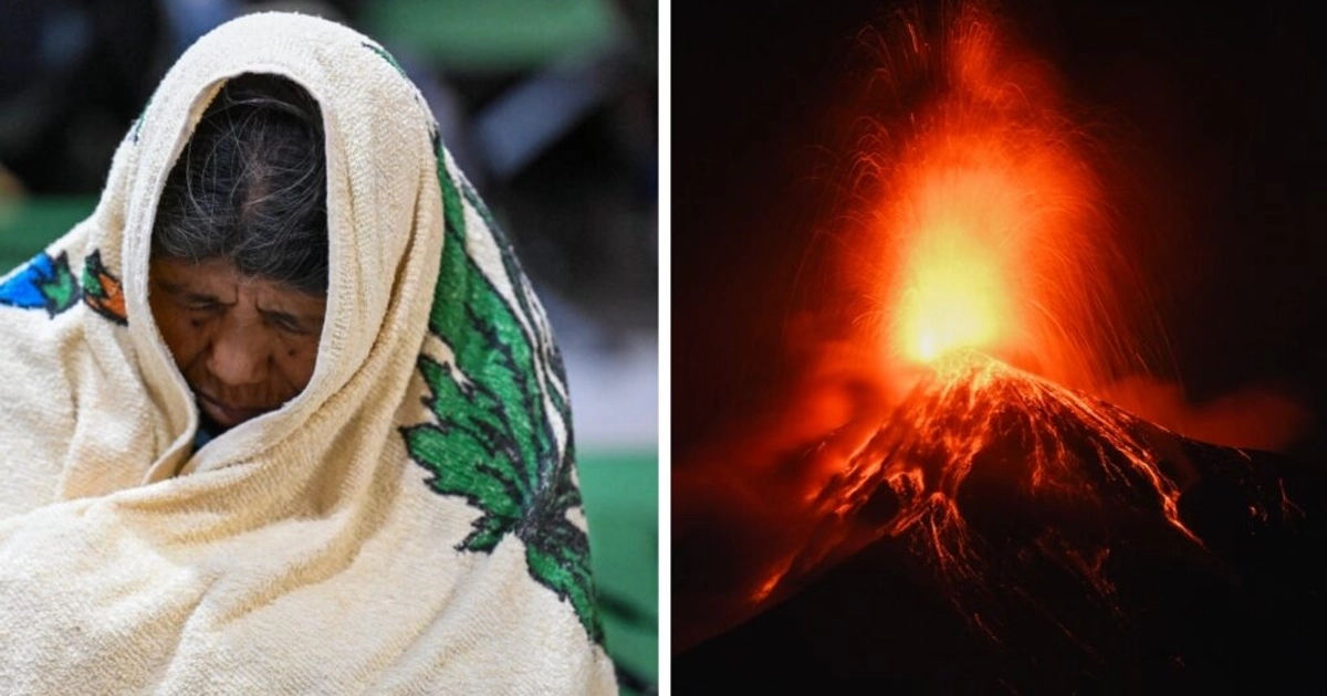 Guatemala, en alerta roja por erupción de volcán de Fuego. Foto: AFP