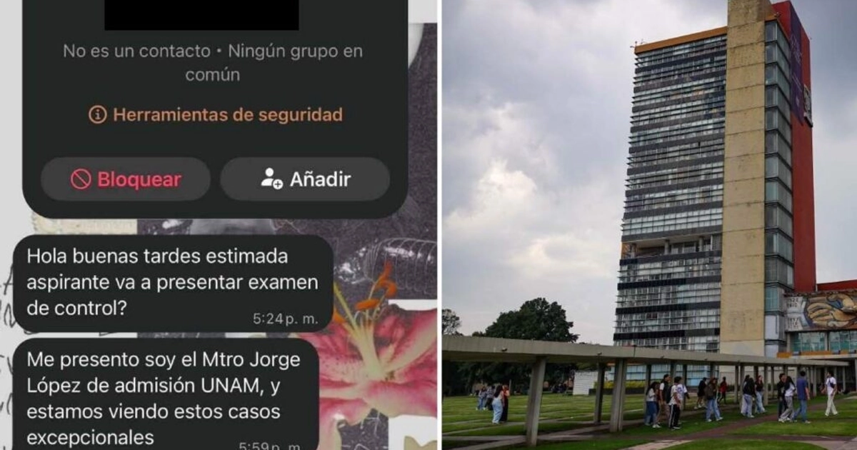 Perfiles en redes sociales prometen lugar en la UNAM sin examen. Foto: Cuartoscuro