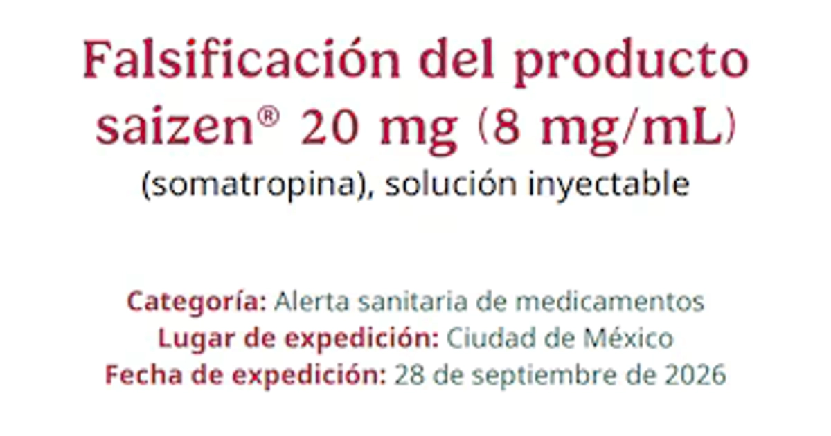 Falsificación del Producto
