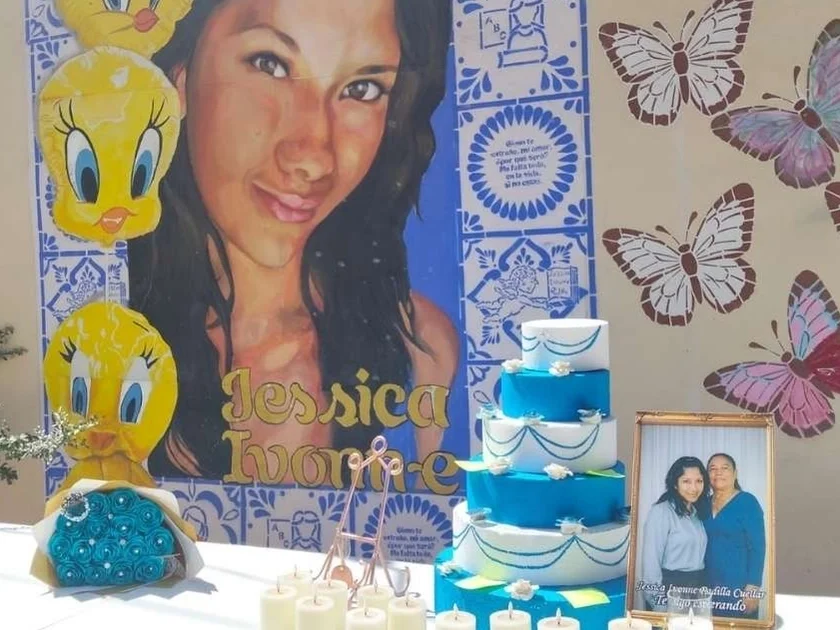Festejan cumpleaños de Jessica Ivonne en Ciudad Juárez; la joven desapareció en el 2011 al buscar un trabajo de verano. 05/09/2026. | Foto: Especial.