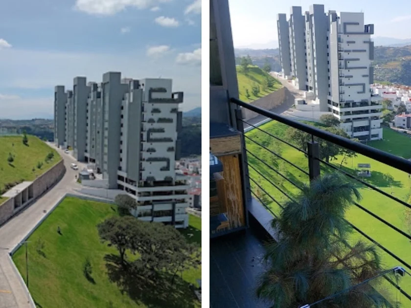 La familia y el tecladista de Camilo Séptimo fueron asesinados al interior de su departamento en una torre residencial al interior del fraccionamiento Grand Viure, ubicado en “Zona Esmeralda”, en Atizapán de Zaragoza Foto: Google Maps