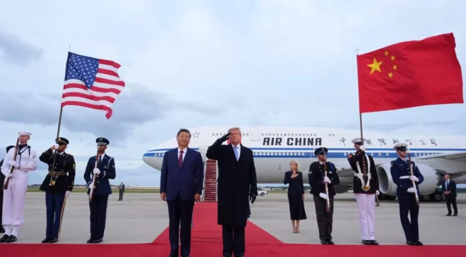 Xi Jinping llega a Washington para reunirse con Trump; es su primera visita de Estado a la Casa Blanca en más de una década