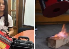 Estudiante de Tamaulipas crea extintor que apaga fuego con sonido; ¿cómo funciona el artefacto?