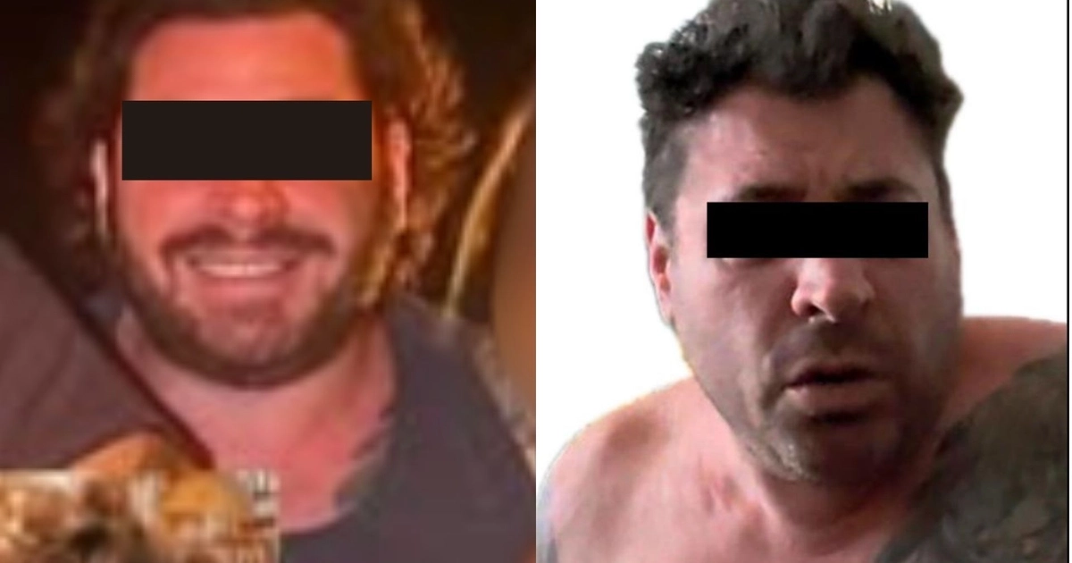 Tatuaje de Diego Sebastián Rosen en las imágenes de las denuncias y en la foto oficial de su captura. Crédito: Redes Sociales / FGJEM